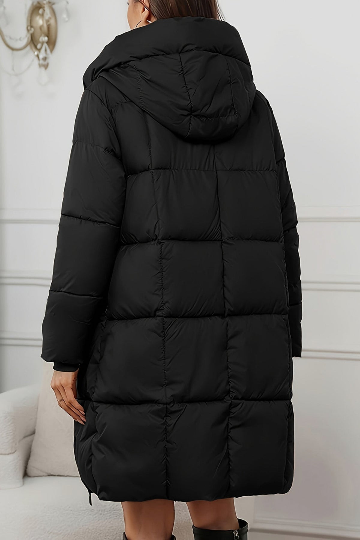 Quilted Hooded Puffer Jacket