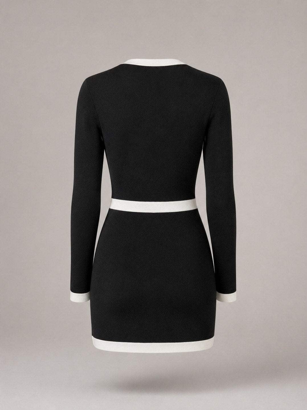 Knit Button Front Sweater Dress