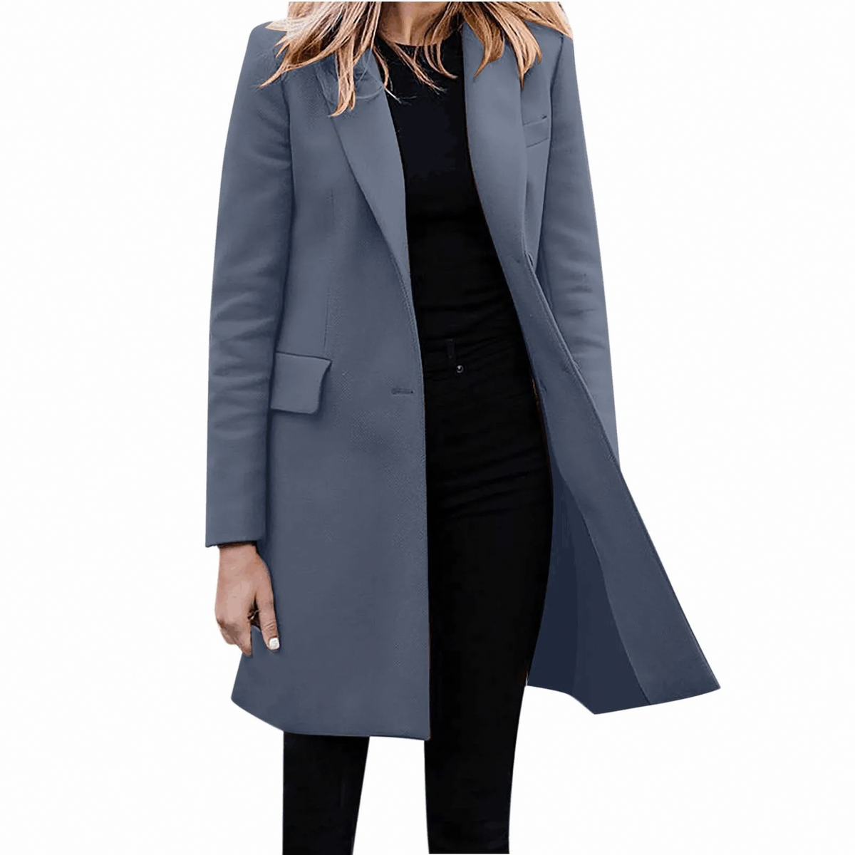 Notch Lapel Tailored Trench Coat