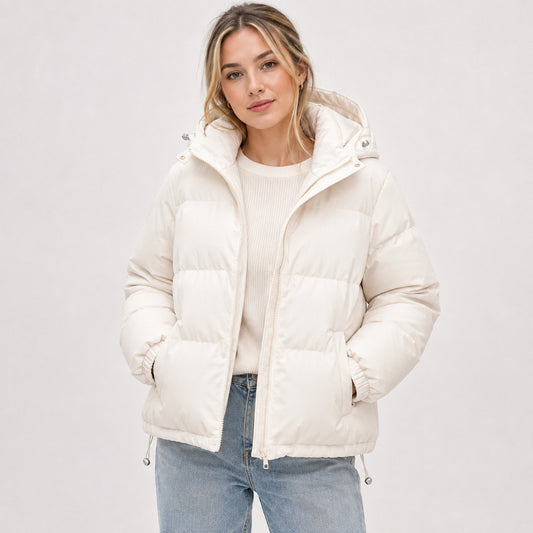Quilted Hooded Puffer Jacket