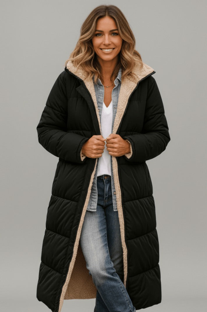 Quilted Hooded Puffer Jacket