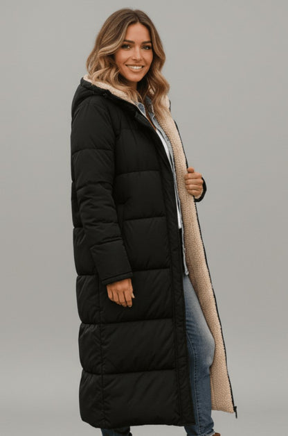 Quilted Hooded Puffer Jacket