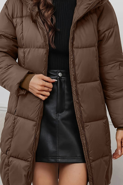 Quilted Hooded Puffer Jacket