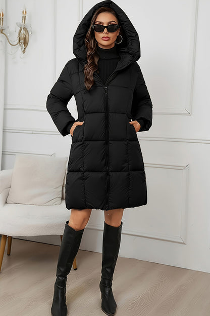 Quilted Hooded Puffer Jacket