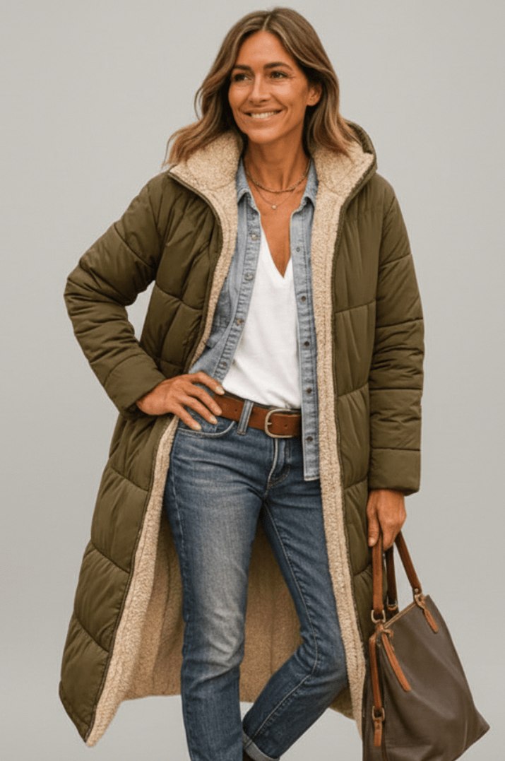 Quilted Hooded Puffer Jacket