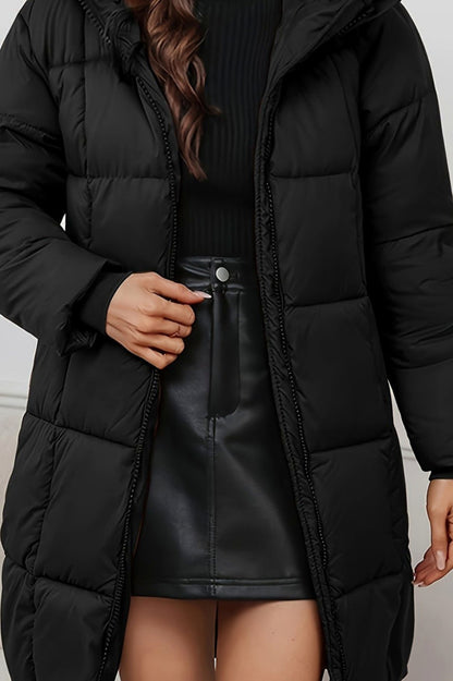 Quilted Hooded Puffer Jacket