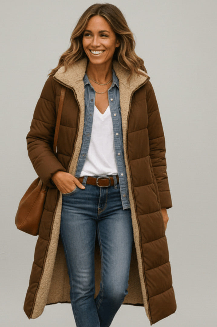 Quilted Hooded Puffer Jacket