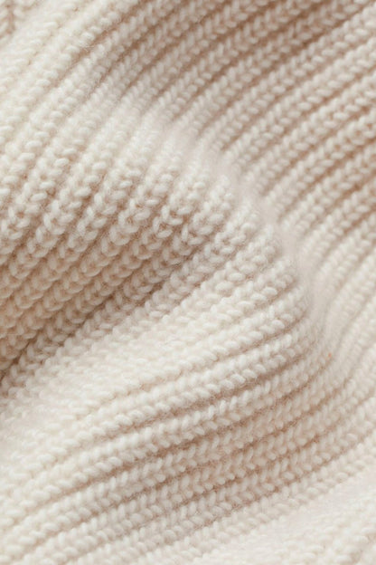 Ribbed Knit Shawl Collar Cardigan