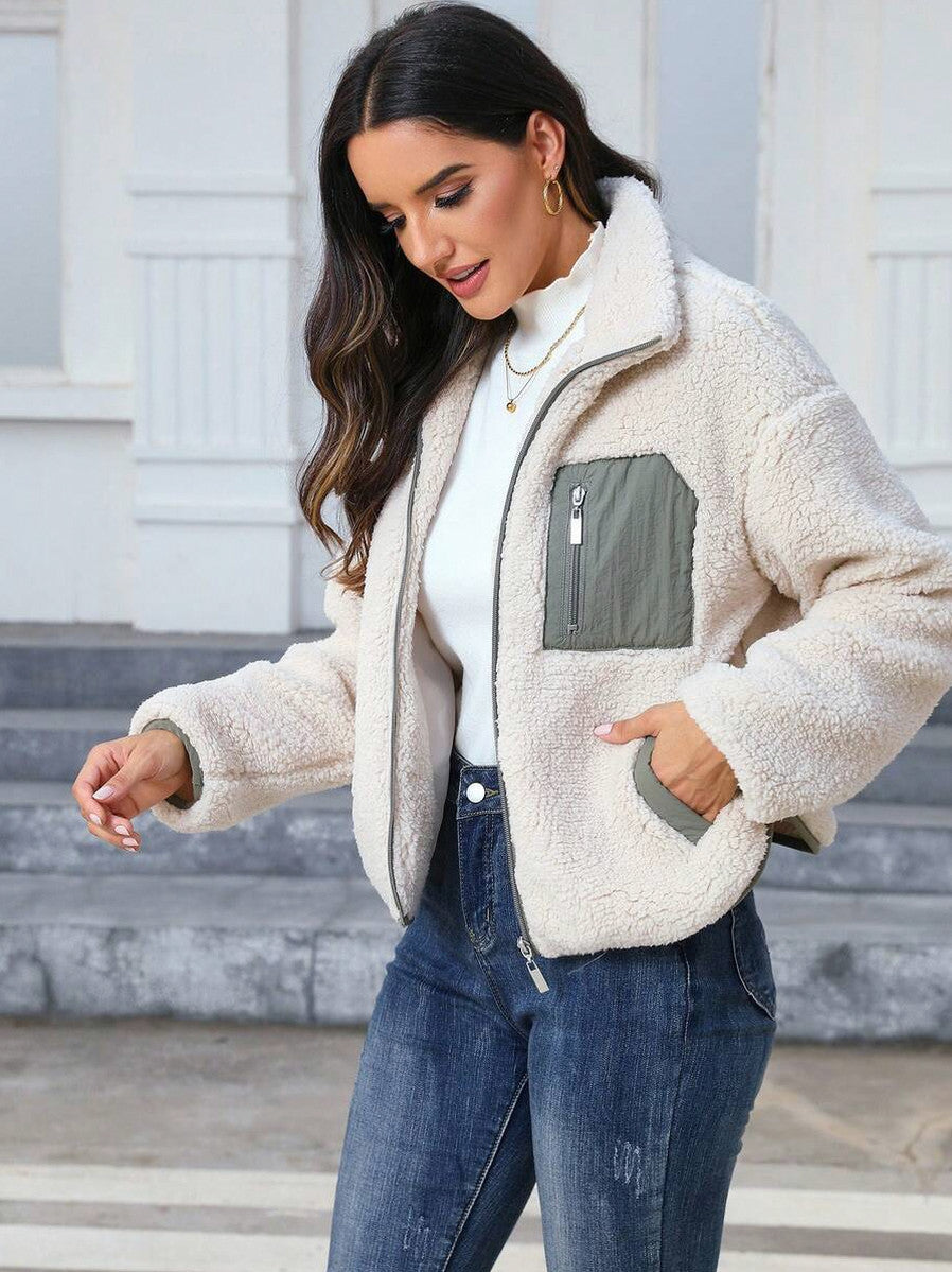 Sherpa Zip Up Jacket