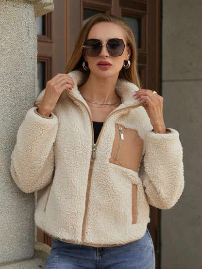 Sherpa Zip Up Jacket
