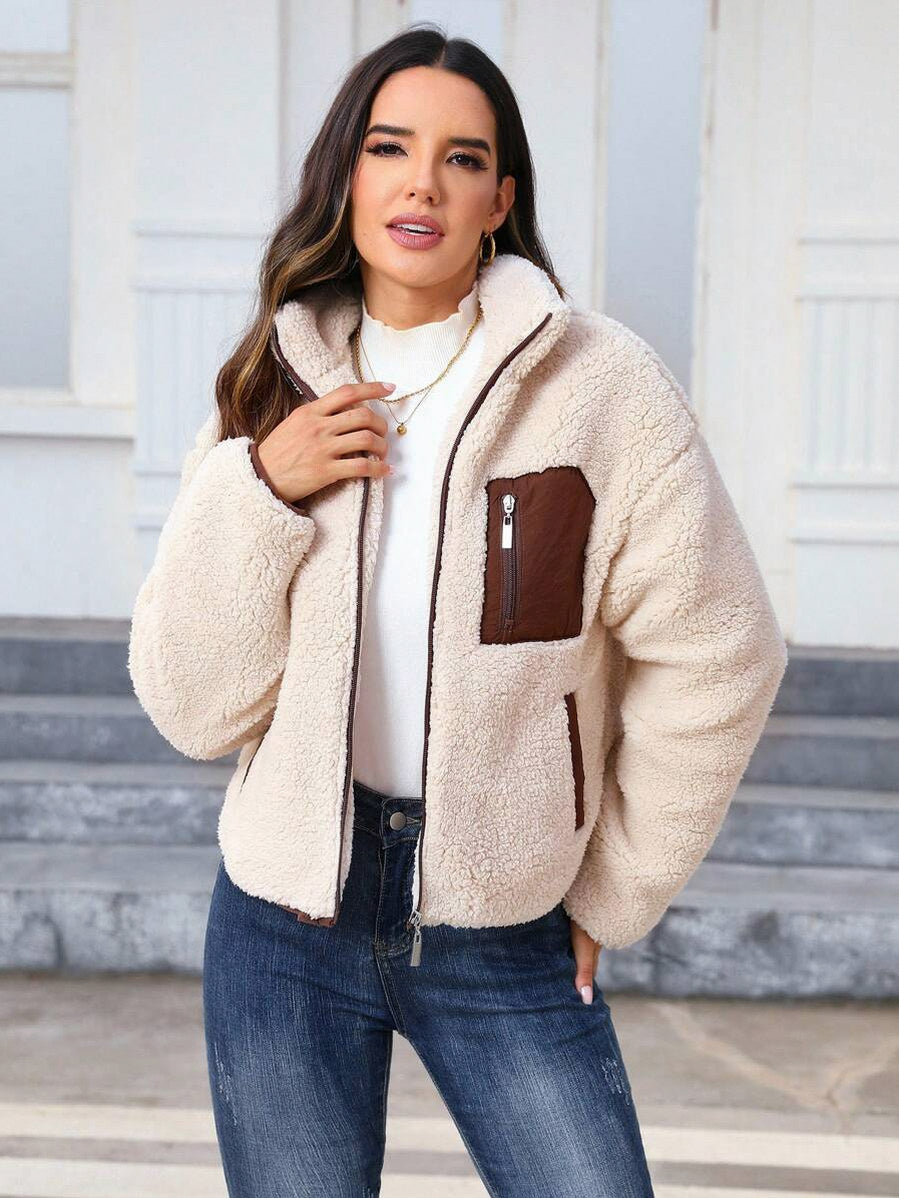 Sherpa Zip Up Jacket