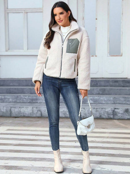 Sherpa Zip Up Jacket