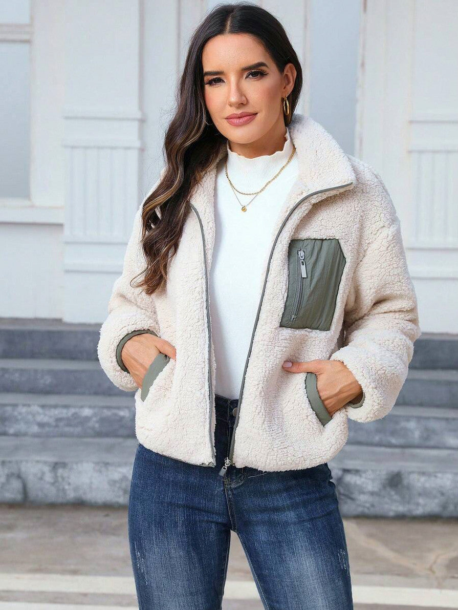 Sherpa Zip Up Jacket