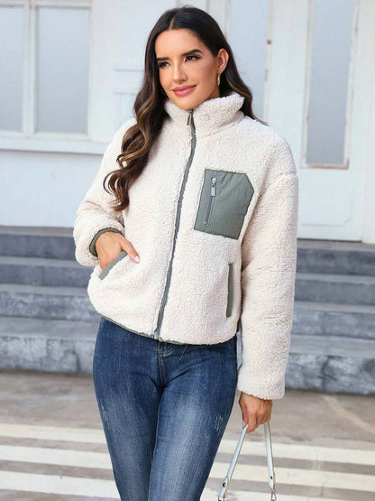 Sherpa Zip Up Jacket