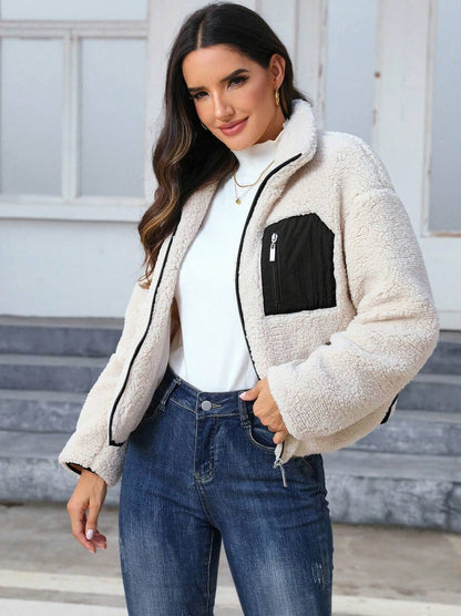 Sherpa Zip Up Jacket